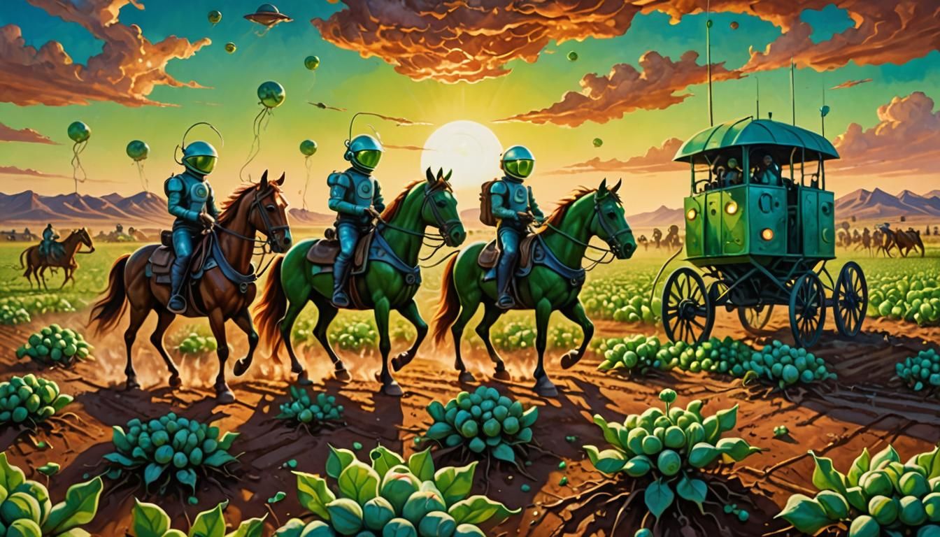 Cotton Field Collaboration: Earthlings and Martians in Surre...