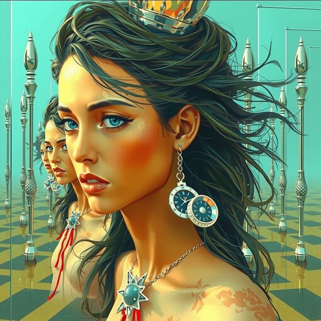 Dreamlike Reflections: A Hyperrealistic Paradox in Abstract ...