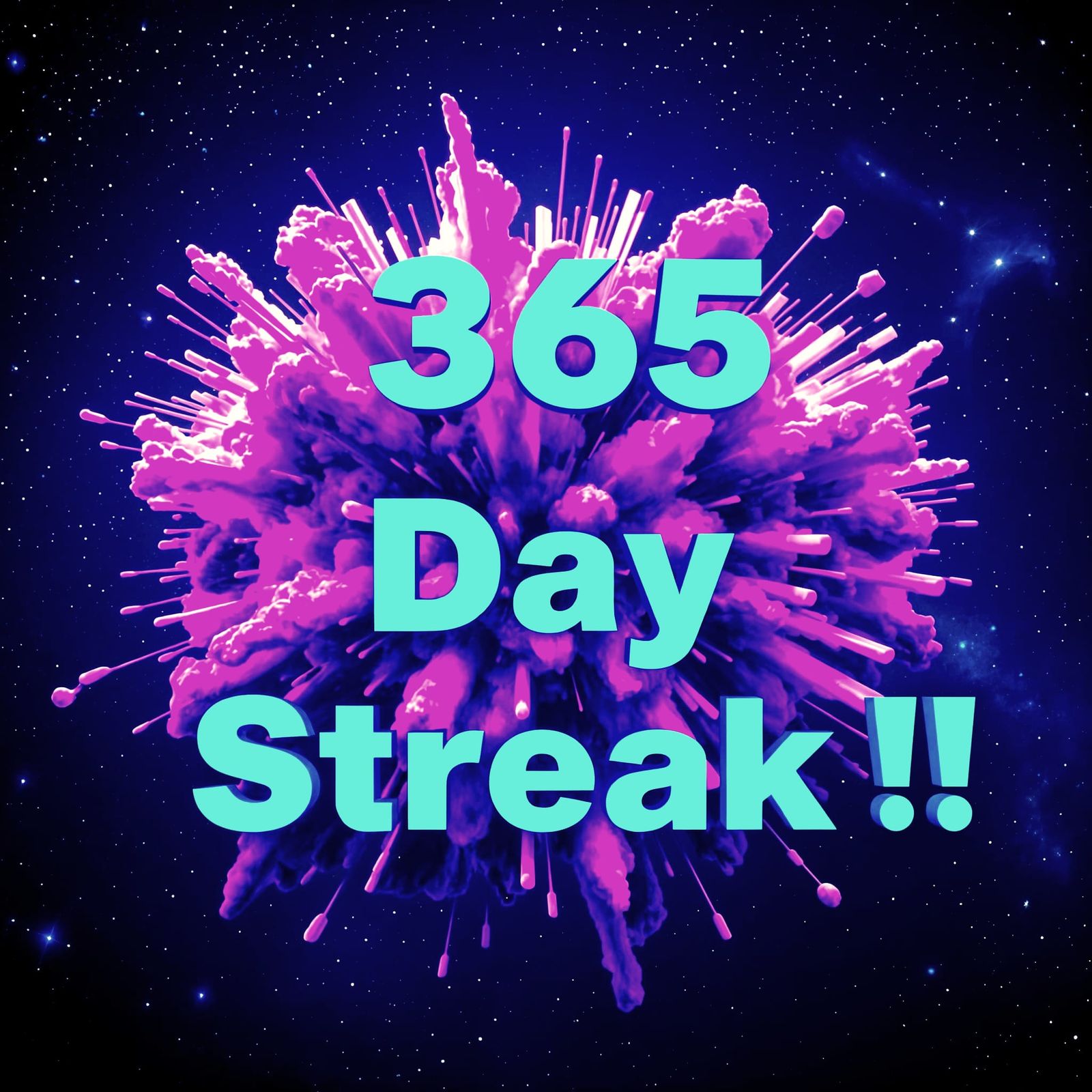 Cosmic Explosion in Vibrant Purple Hues