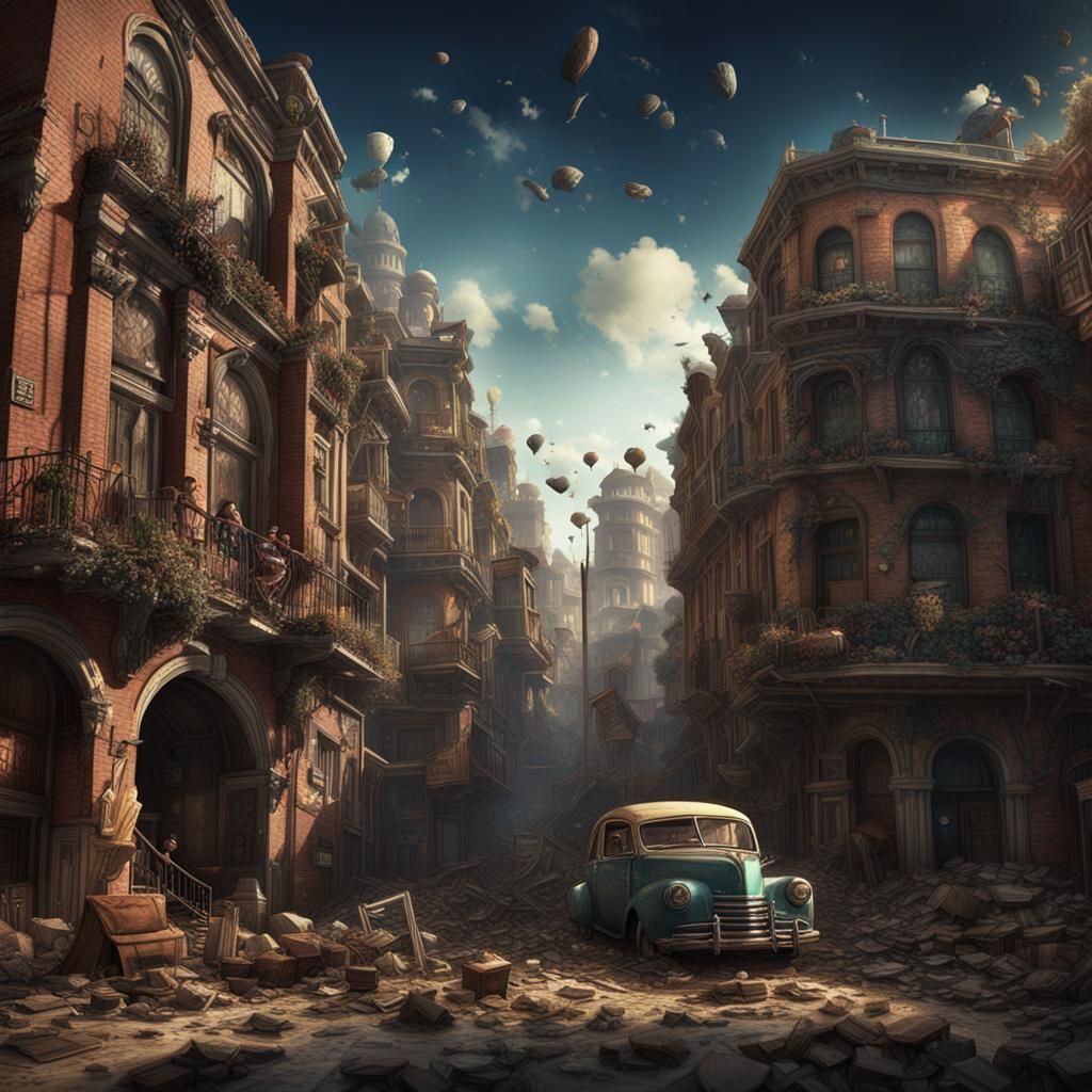 Detailed Matte Painting of a Documentary Film