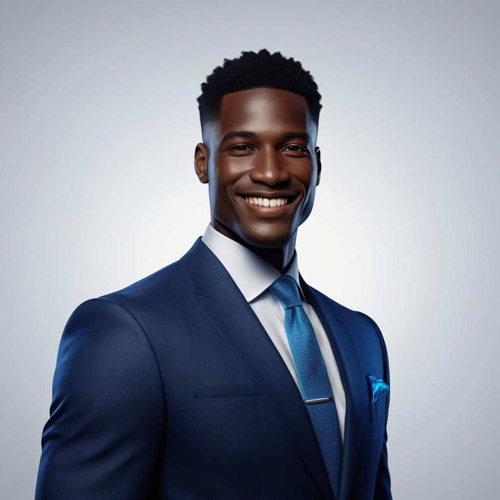 Dapper Young Gentleman in Triadic Colors