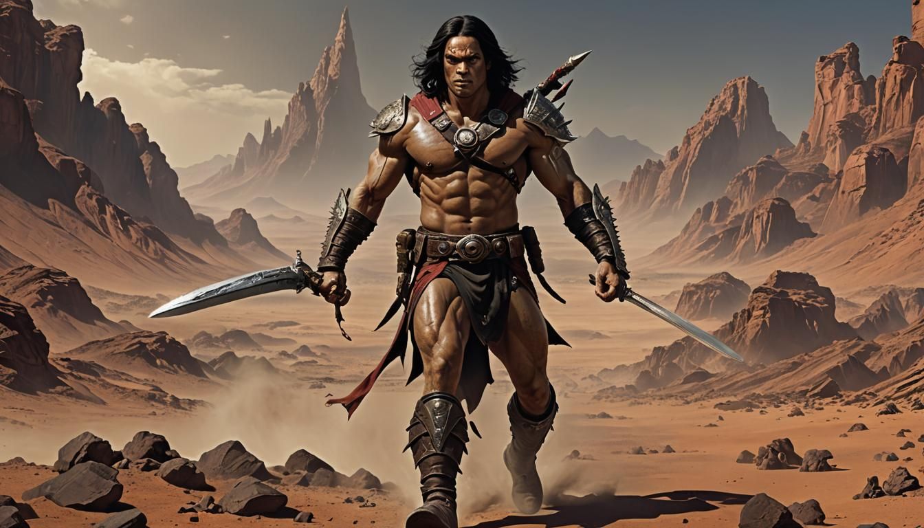 John Carter, Warlord of Mars, in Action