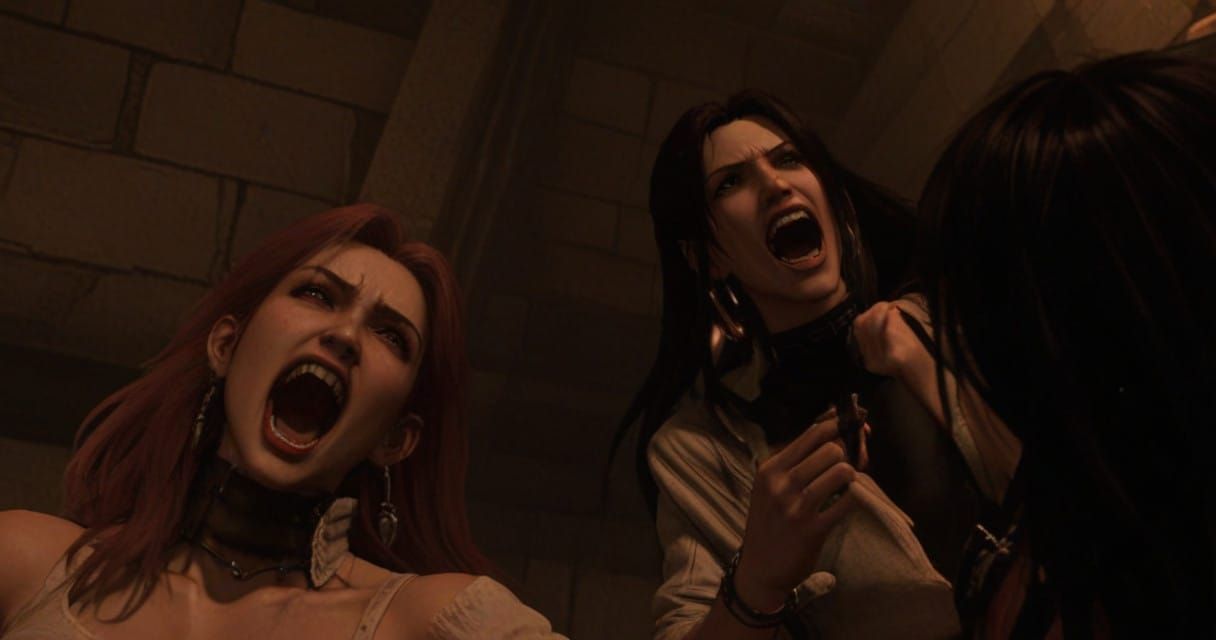 Vampire Final Fantasy Heroines Growl in Dark Gothic Style