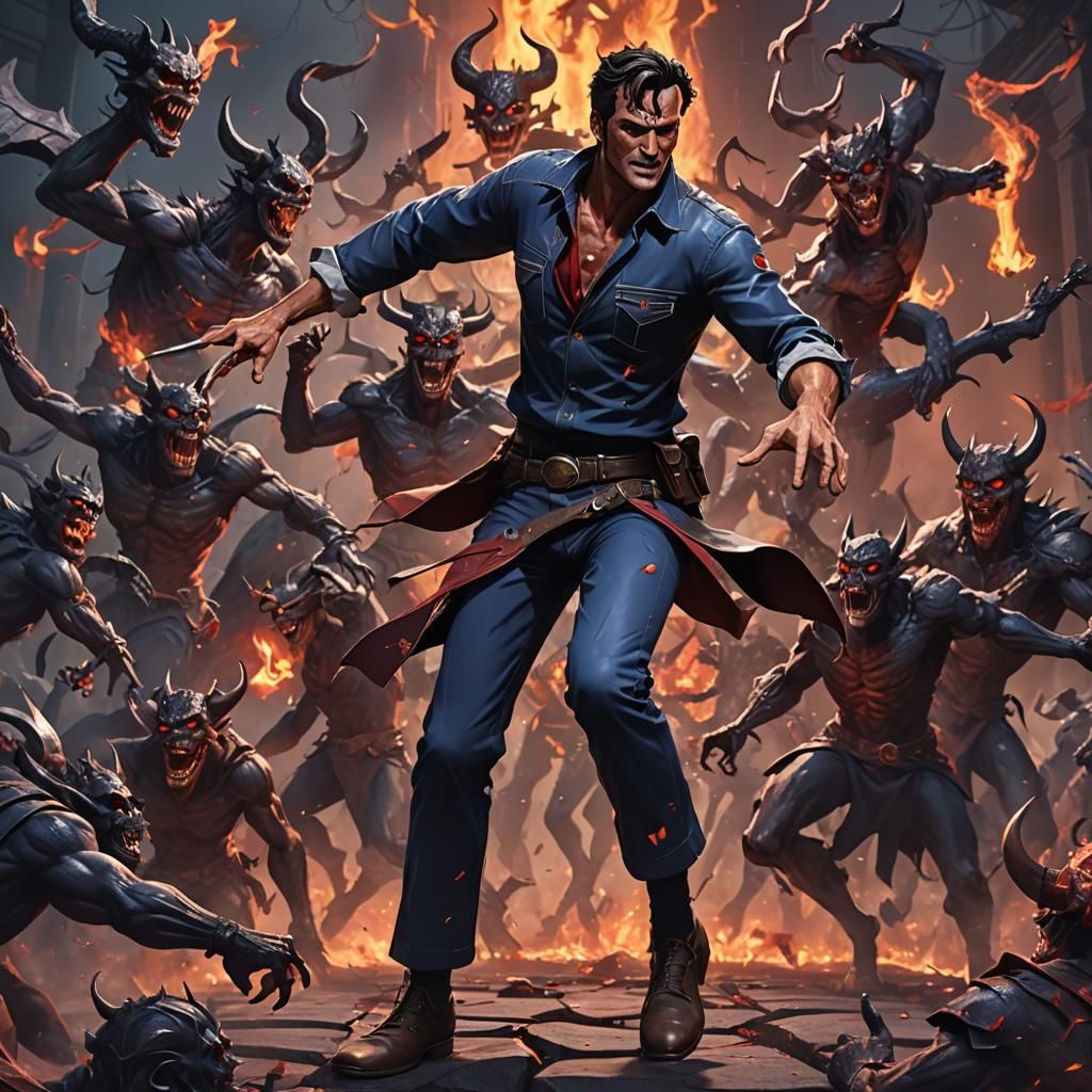 Ash Williams, King of Hell, Dances with Demons
