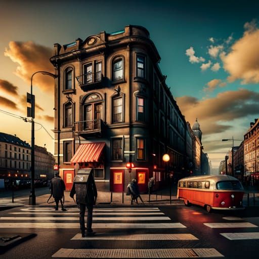 Surreal Street Art in a Dreamlike World