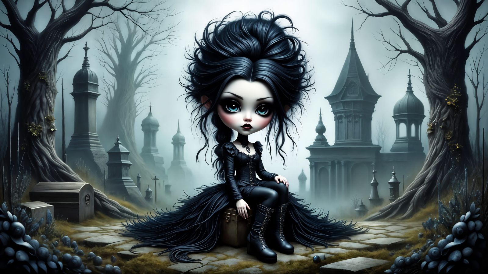 In the days of chibi goth ladies