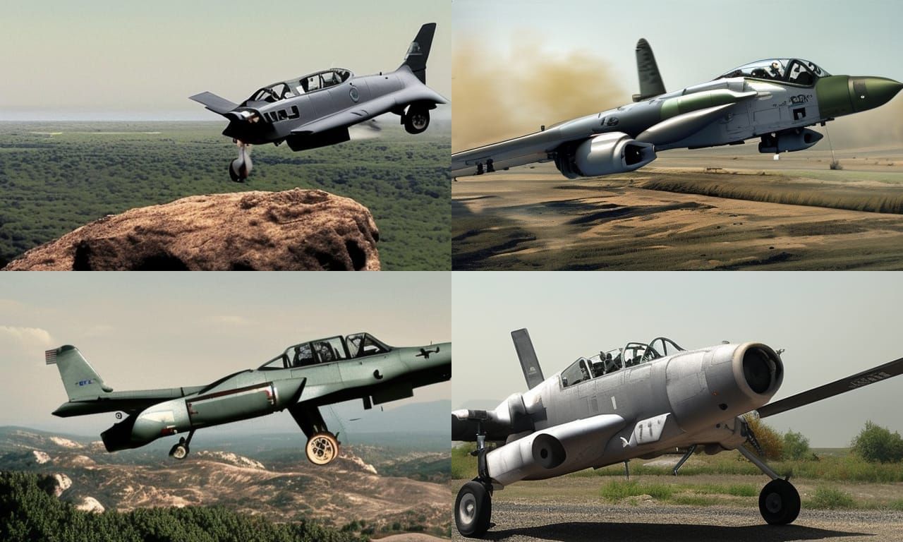 A-10 Warthog Close-Air Support Aircraft