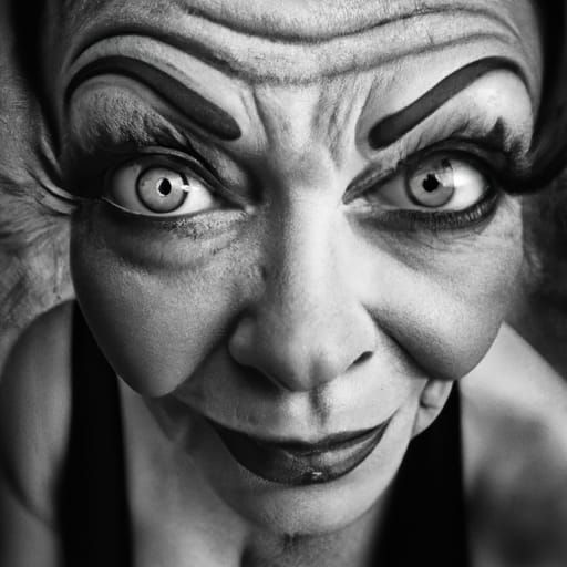 Imagine seeing this face through a fish eye peephole in door...