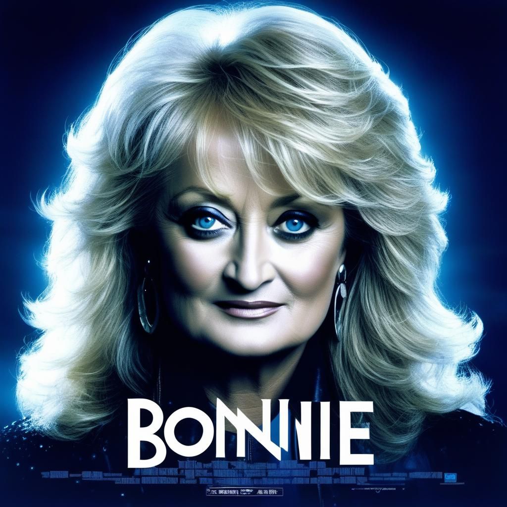 Bonnie Tyler Retro Movie Poster Art
