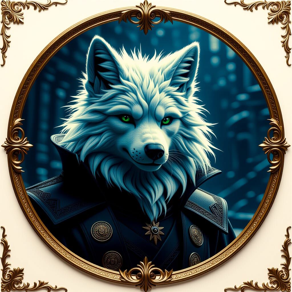 Furry Fletcher Clark in Digital Matte Painting Style