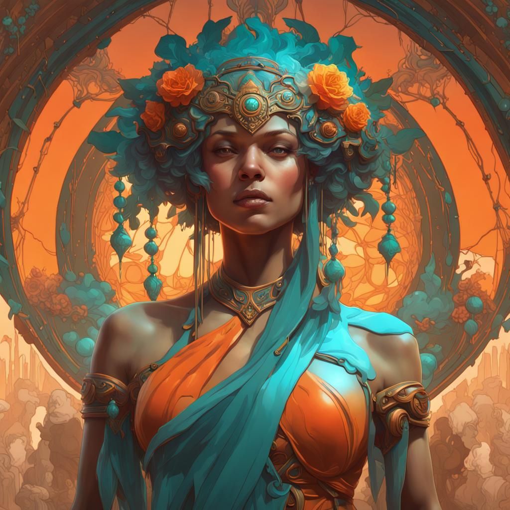 Expanding Consciousness: Art Nouveau Concept Art