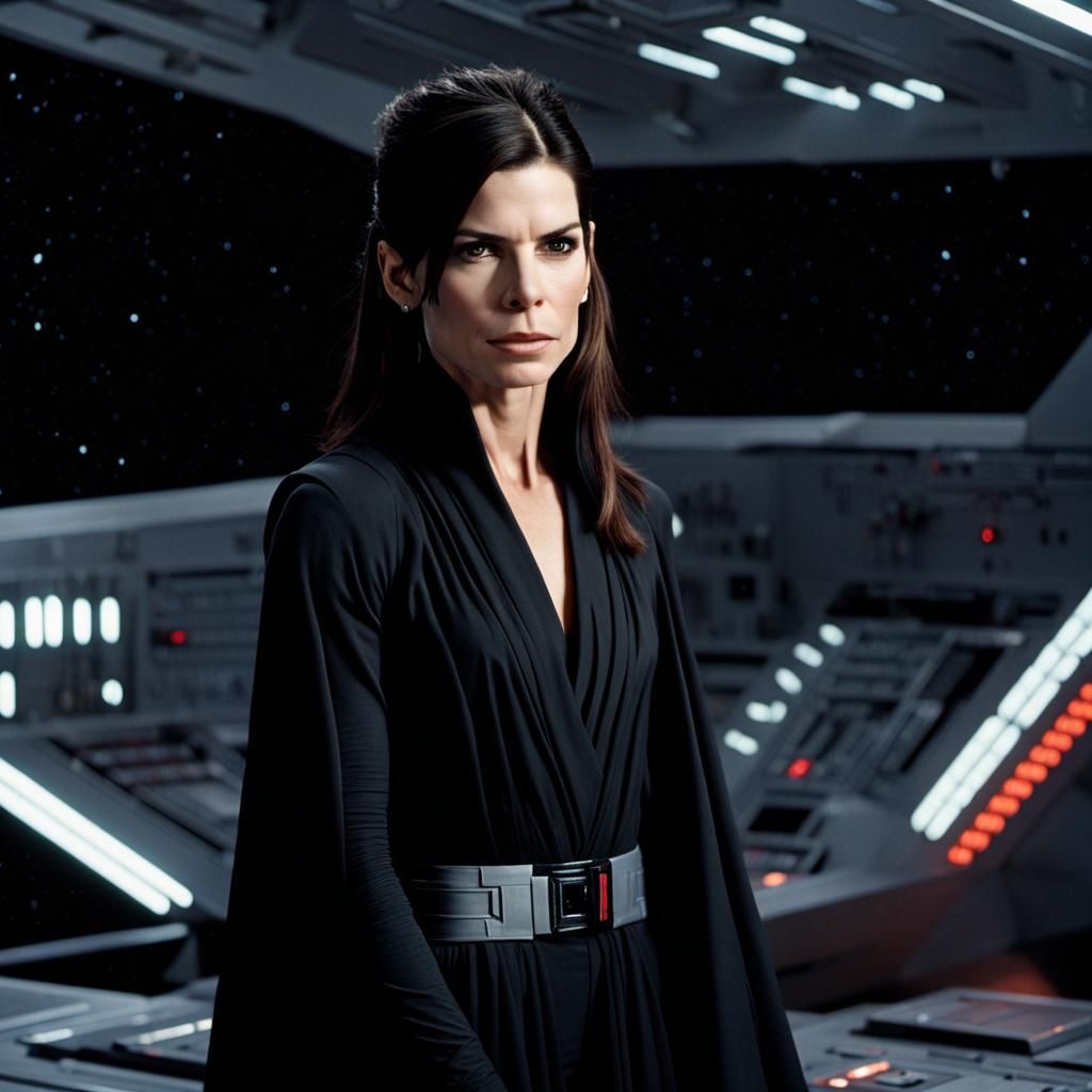 Sith Lord Sandra Bullock on Star Destroyer