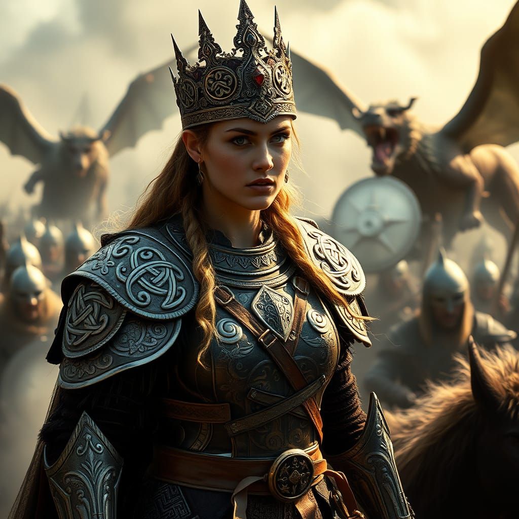 A fierce Celtic warrior queen.