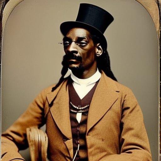 Victorian Snoop Dogg: Photorealistic Portrait