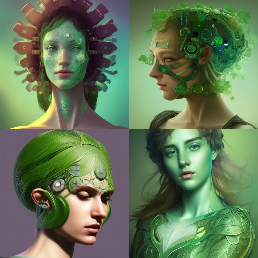 Fractal Chatbot Persona in Nordic Style, 8K