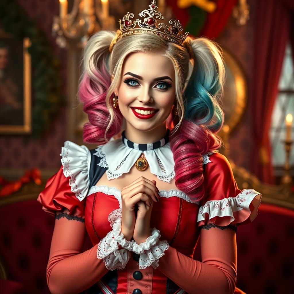 Harley Quinn's Victorian Christmas Cheer