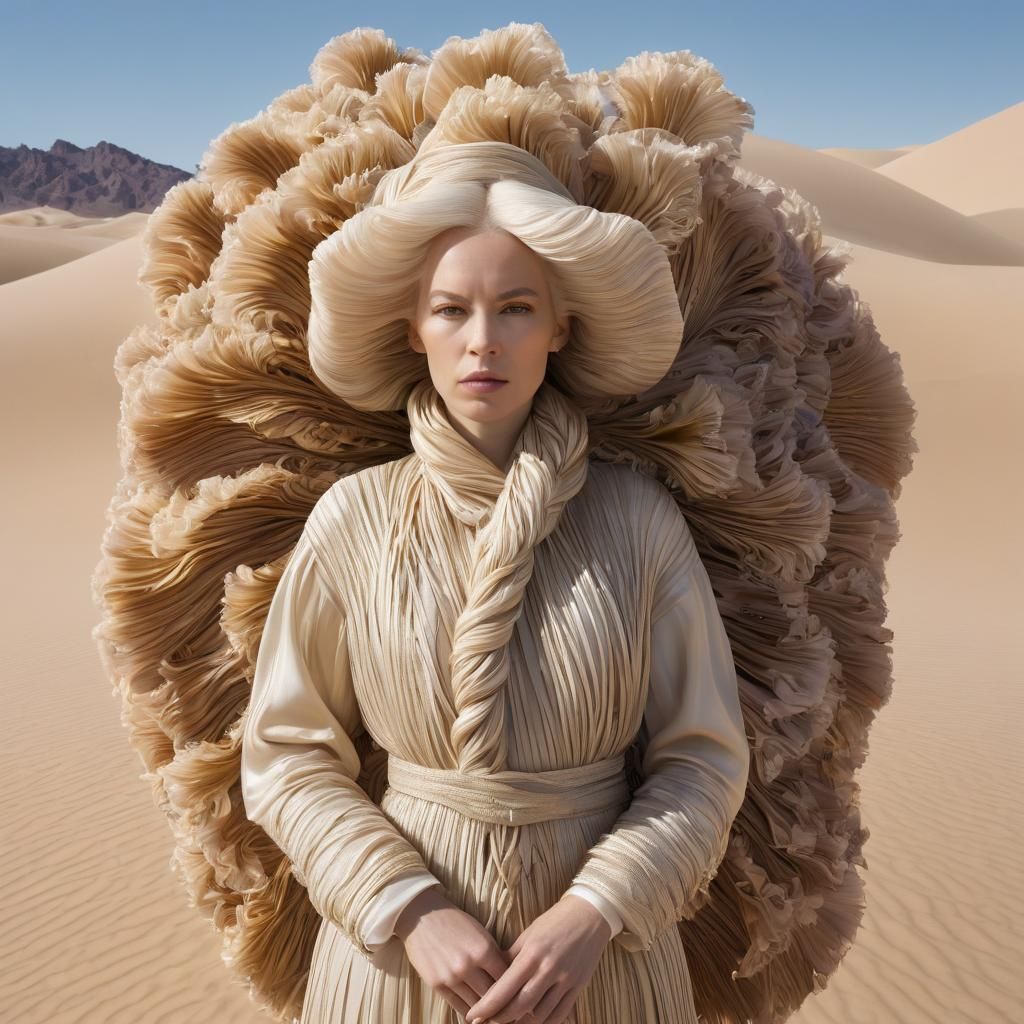 Dune Fremen Portrait in Surreal Contemporary Style