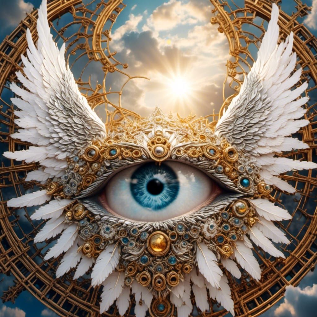 Angelic Eye at Heaven's Gate