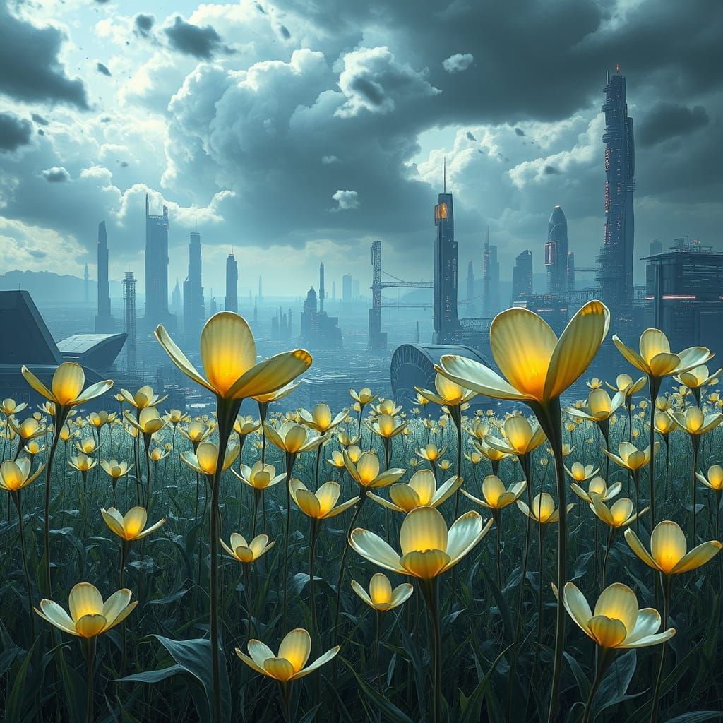 A Futuristic landscape