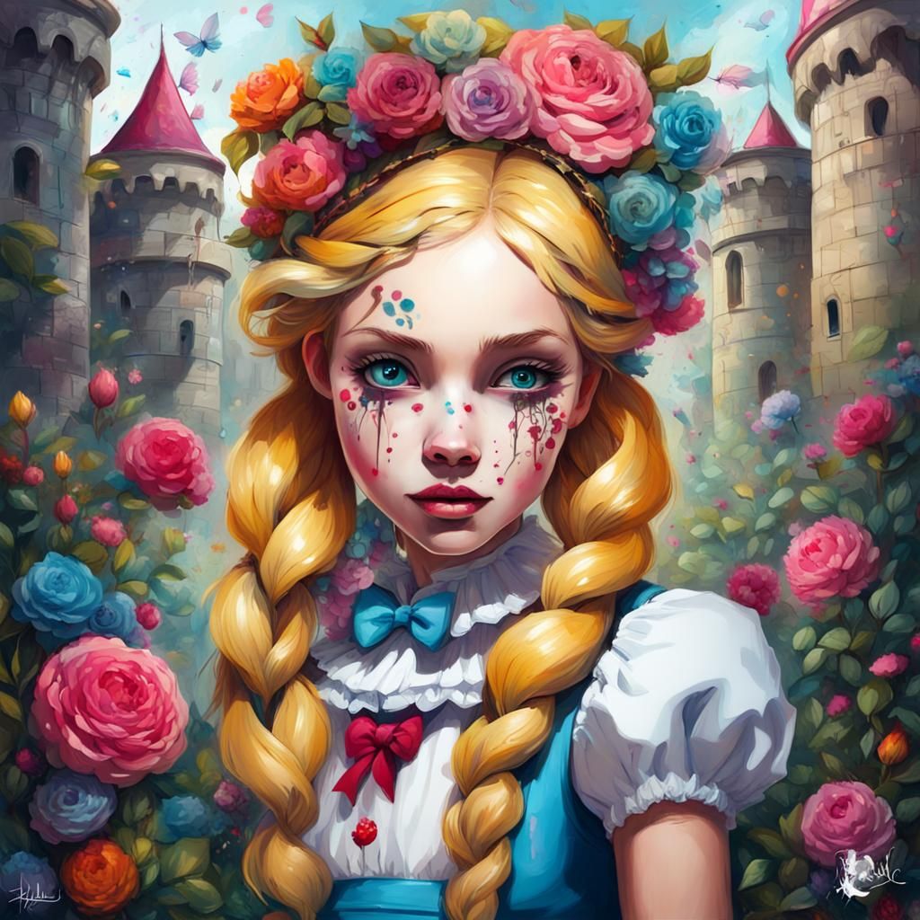 Alice in Wonderland: Graffiti Art in Castle Garden