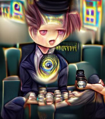 AI Interpretation of a Hypnotist