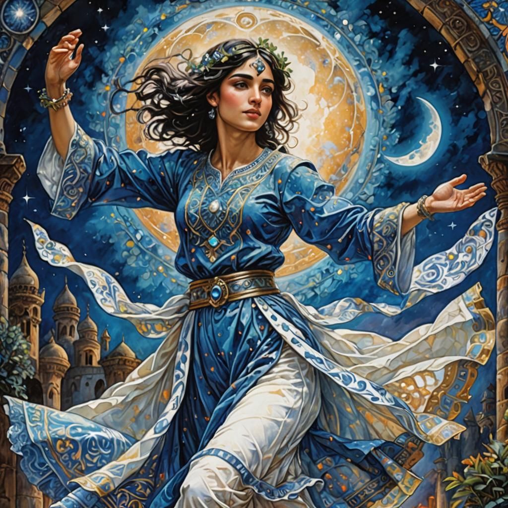 Moonlight and youthful night