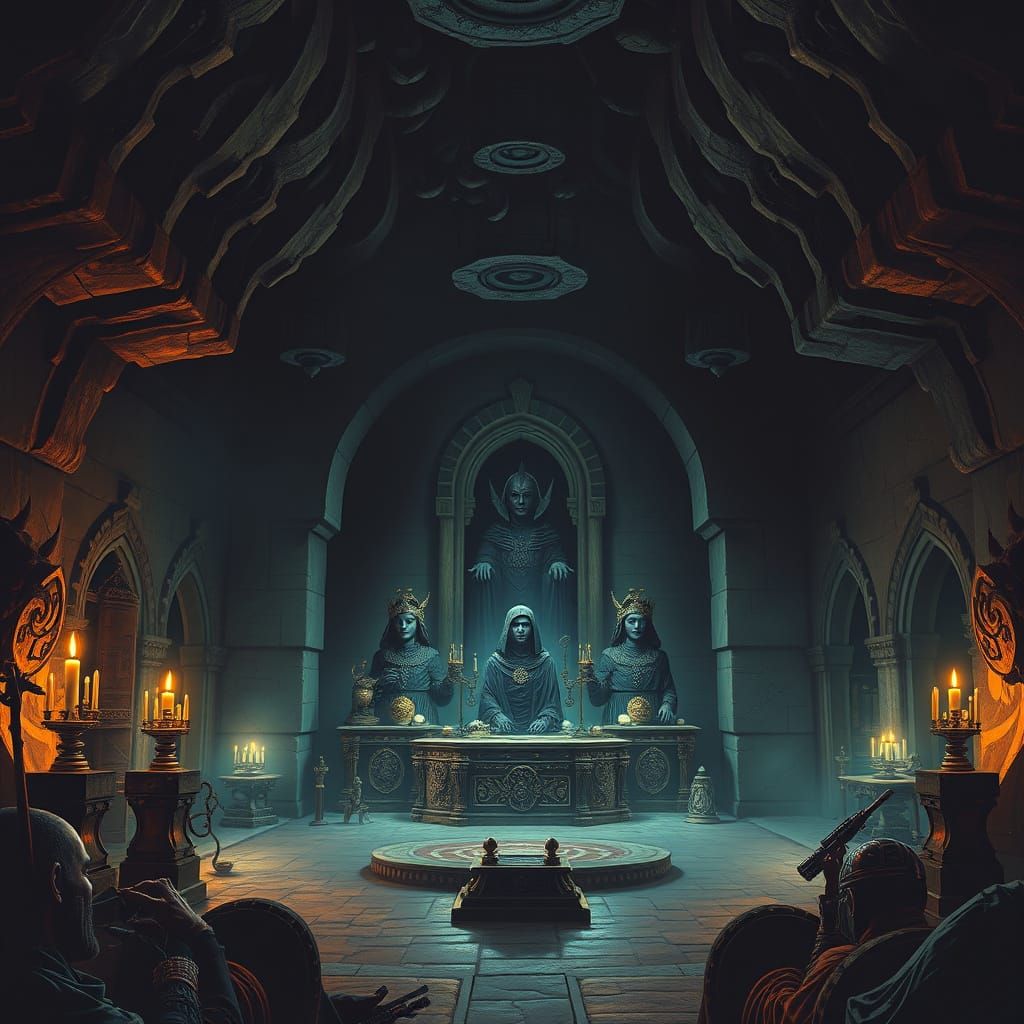 Dark Side Tomb's Ominous Grand Chamber