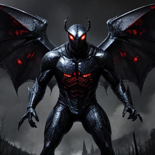 High-Definition Rendering of Mothman