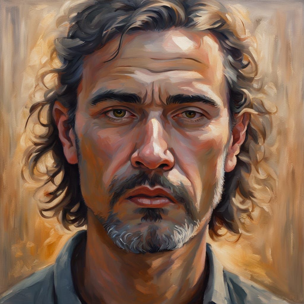 Masterpiece Portrait in Earthy Tones