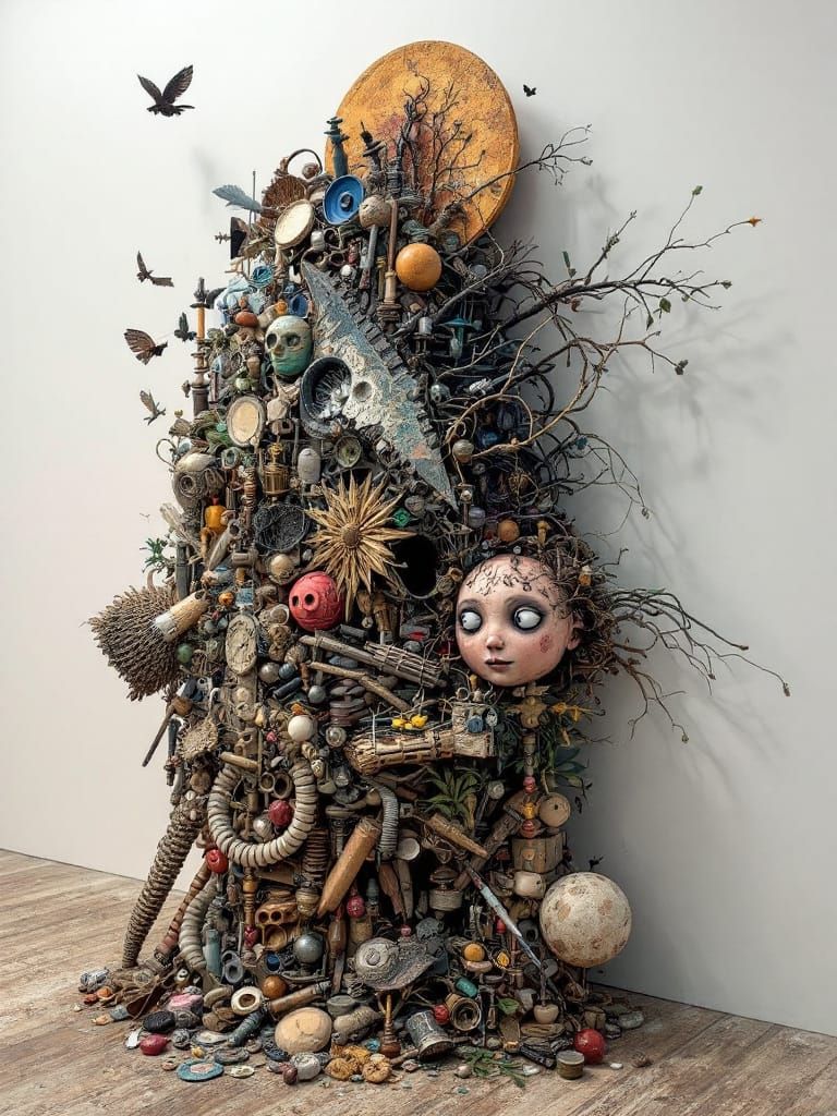 Mirroring Lost Dreams Hiding Found Objects Stretching From H...