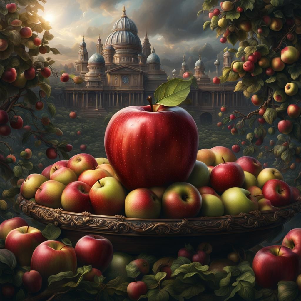 Epic Apple: A Cinematic Digital Masterpiece