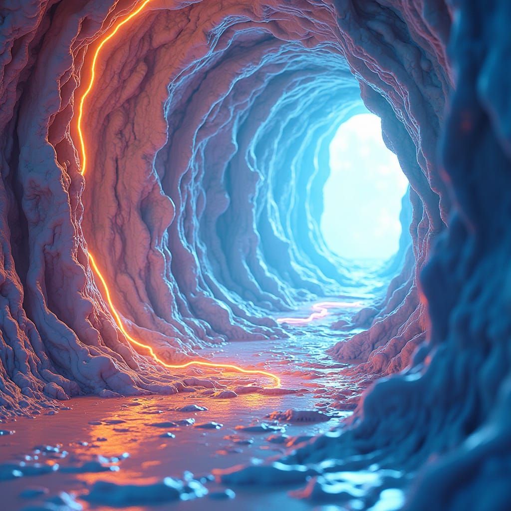 Biomechanical Fantasy World in Vibrant 3D