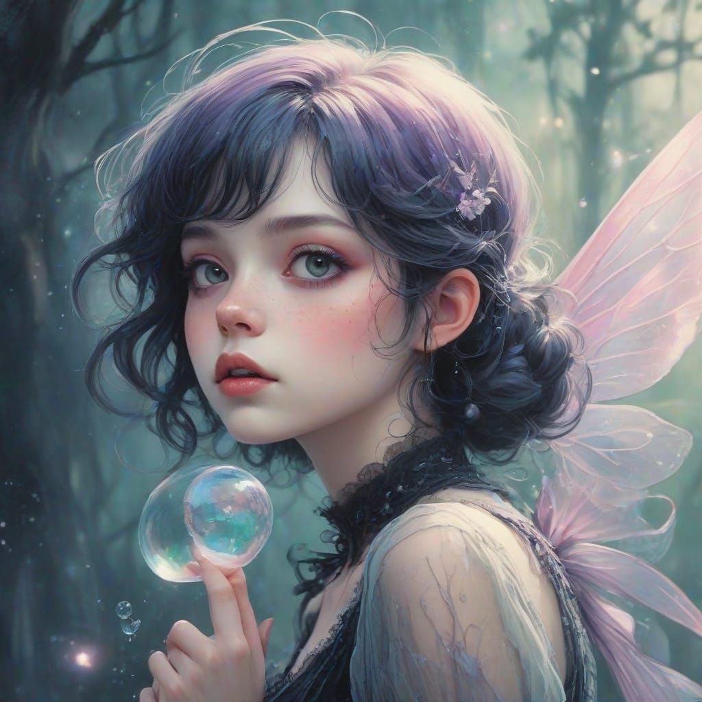 Whimsical Fantasy in a Sugar-Coated Bubble