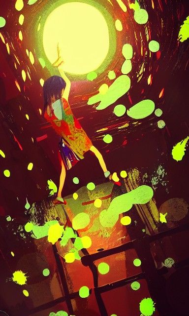 Dynamic Comic Book Splatter Paint in Ultra-HD