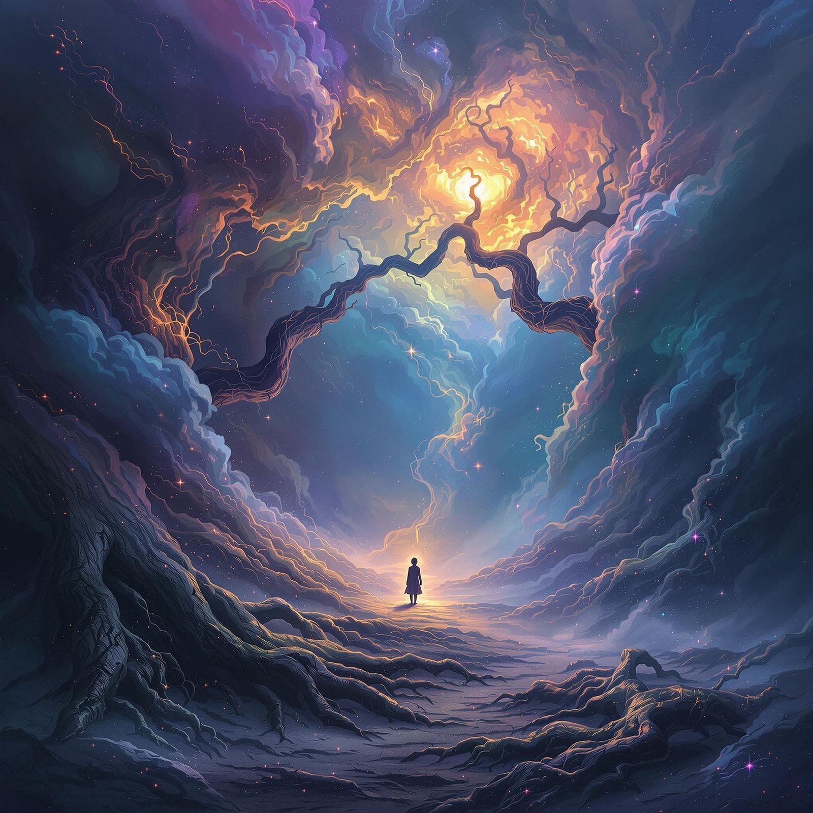 Ethereal Dreamscape in Whispers of Ancient Mysticism