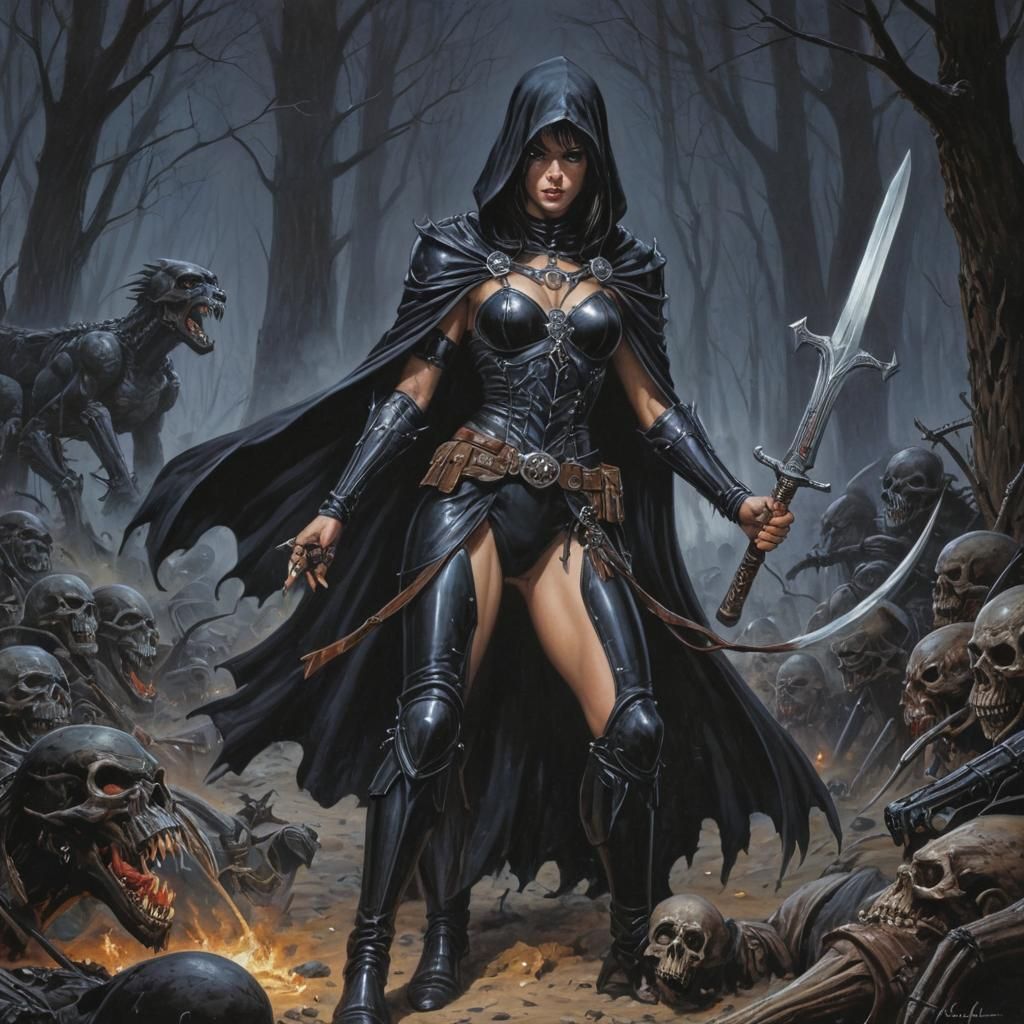 Grimdark Fantasy Illustration