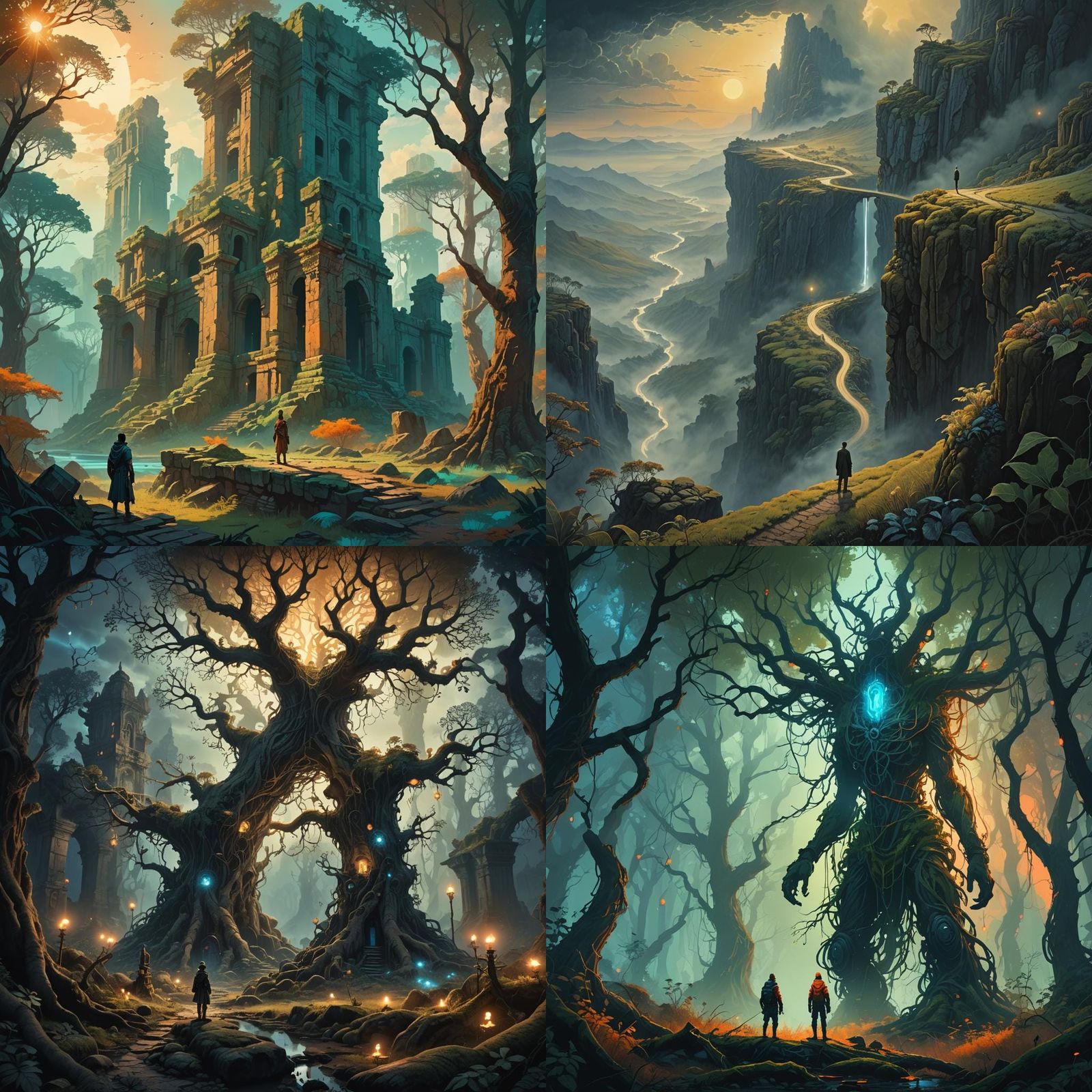 Fantastical Lonely Place in Deep Color