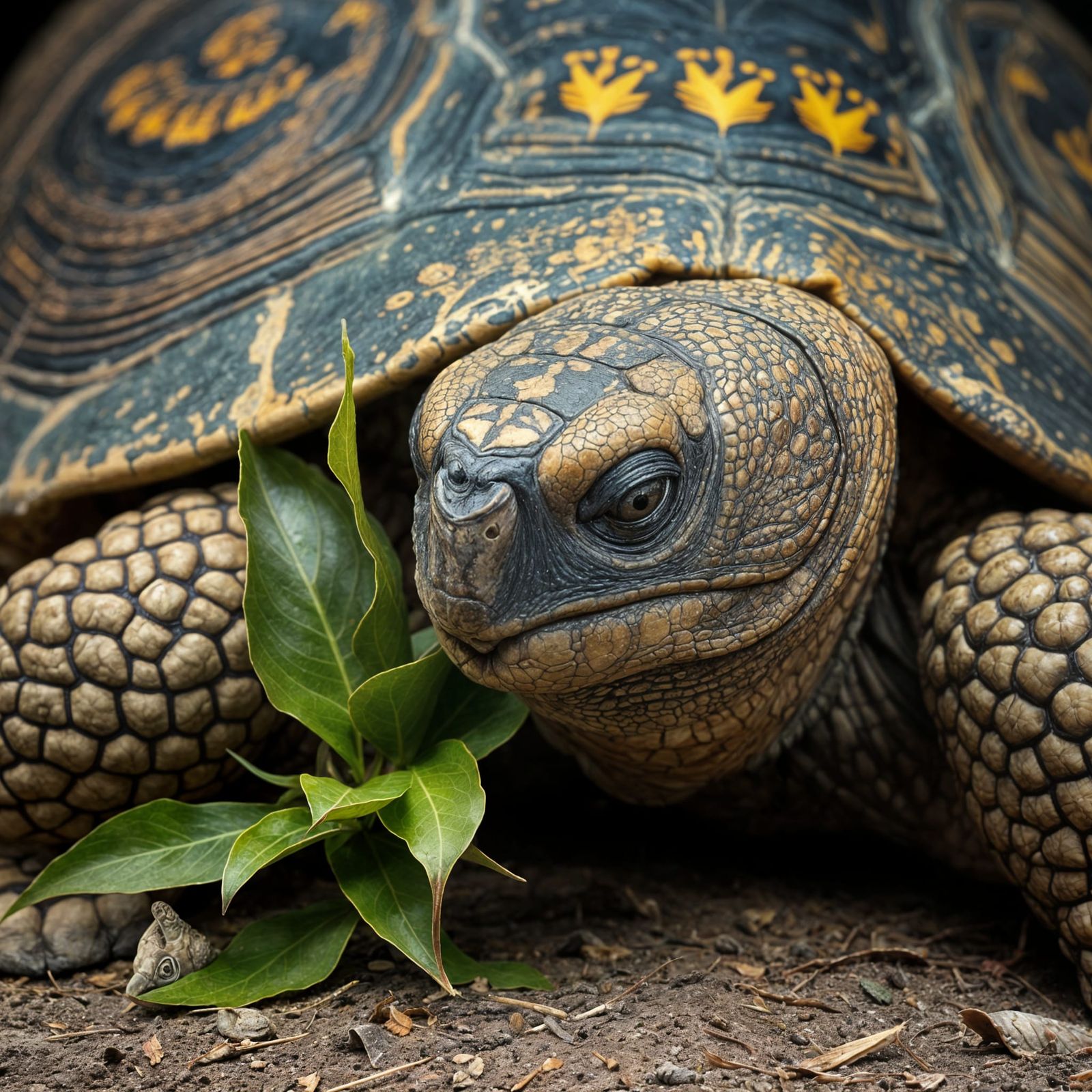 Giant Tortoise's Final Bite: A Rare, Lost Species