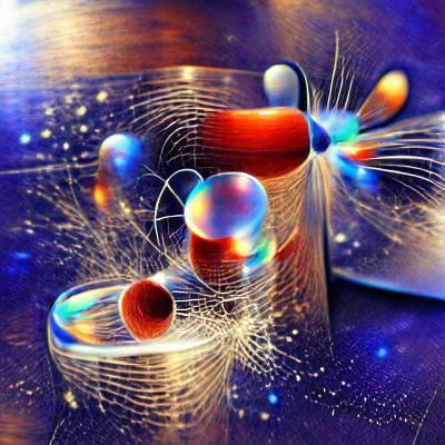 Quantum Particles in Energetic Interaction