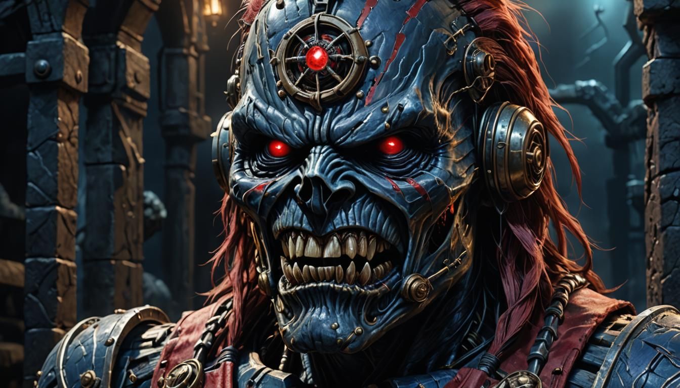 Iron maiden, eddie the head