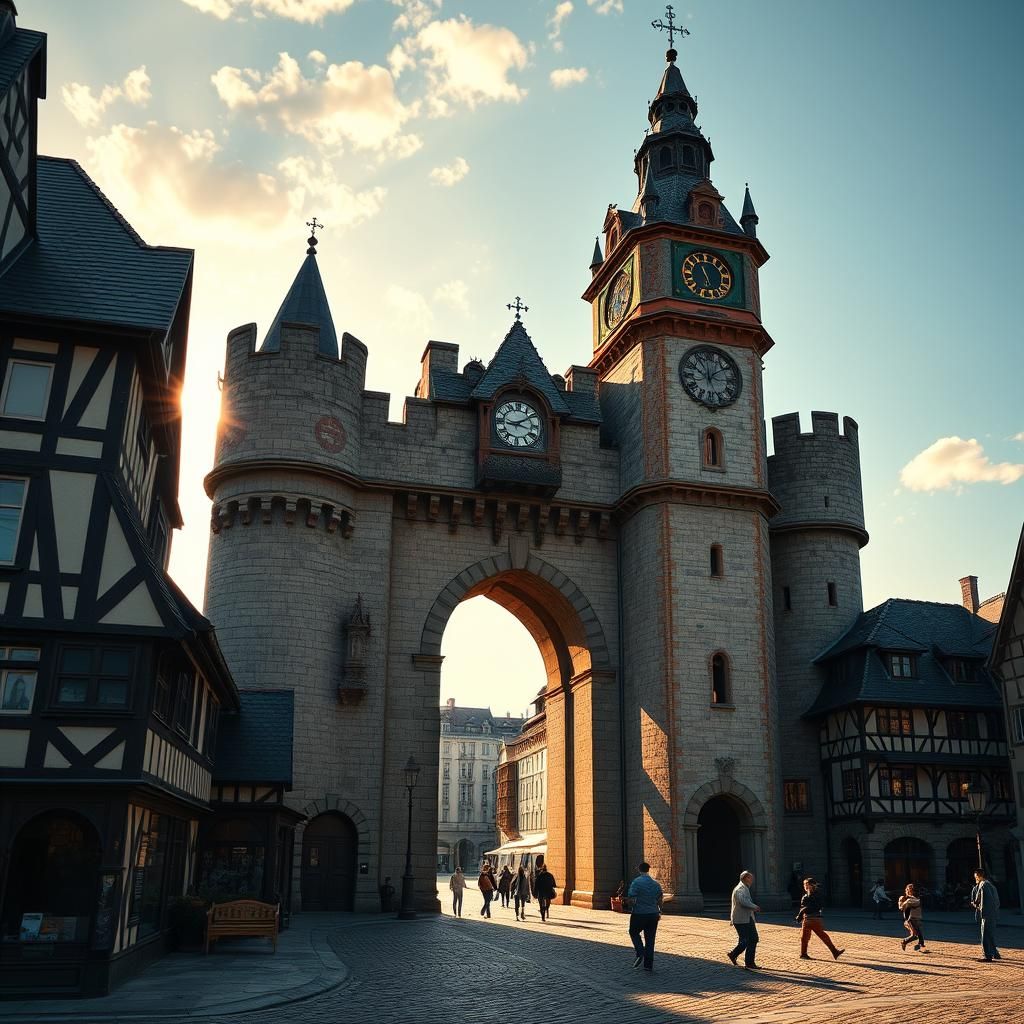Eschenheimer Turm: Medieval Gate in Frankfurt