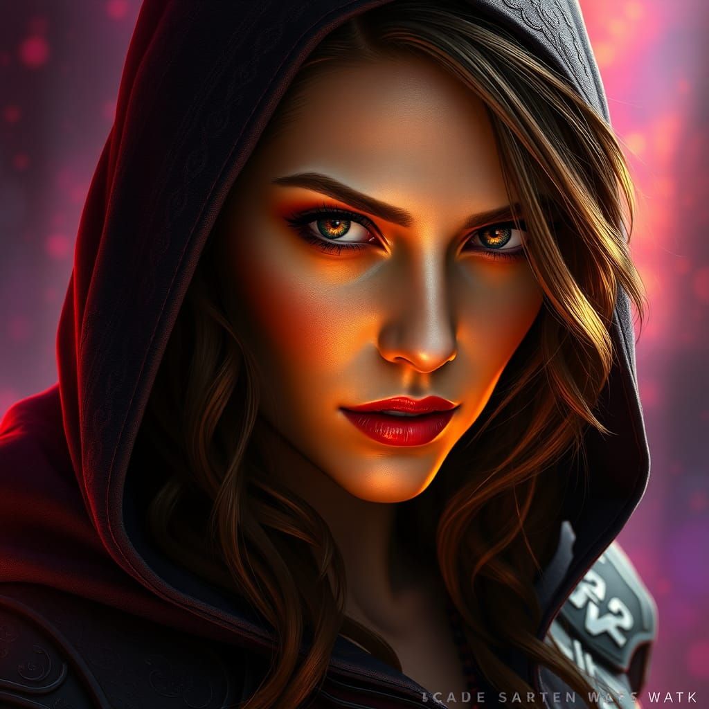Scarlet Witch in Ethereal Realm, Digital Art