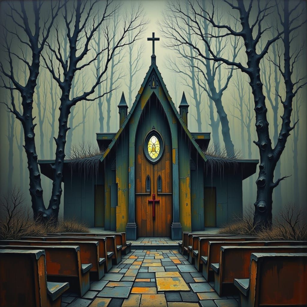 Chapel of Forgotten Names: Gothic Spiritual Surrealism