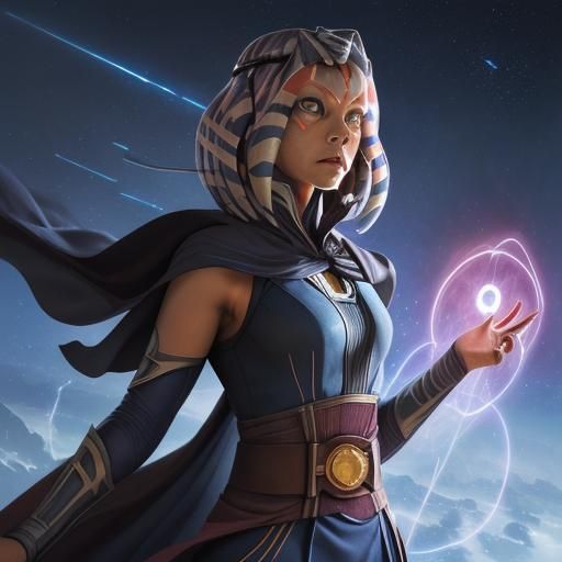 Ahsoka as Doctor Strange in Studio Ghibli Style