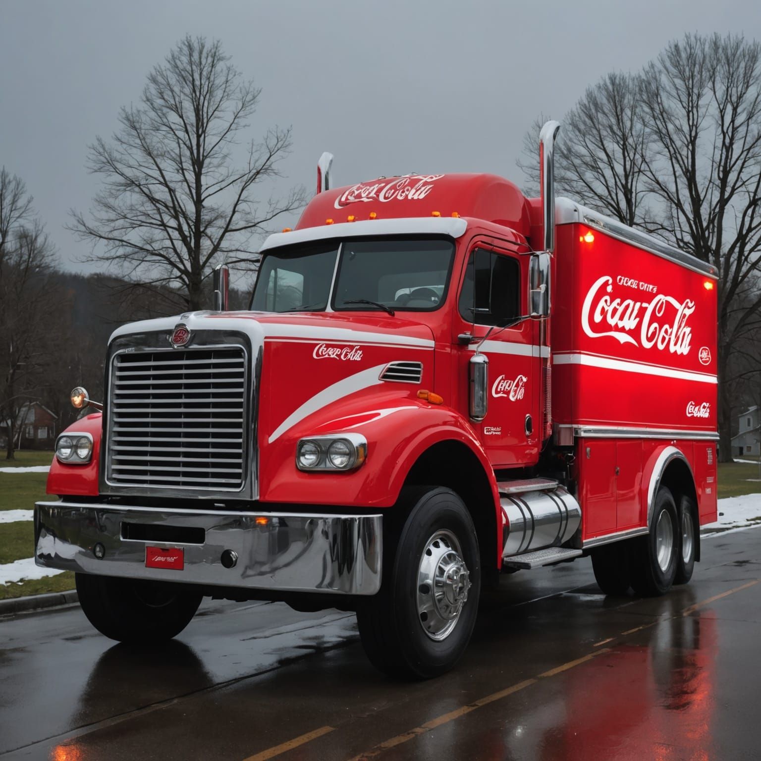 USA Coca-Cola truck