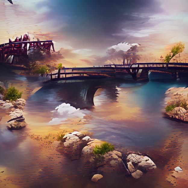 Broken bridge