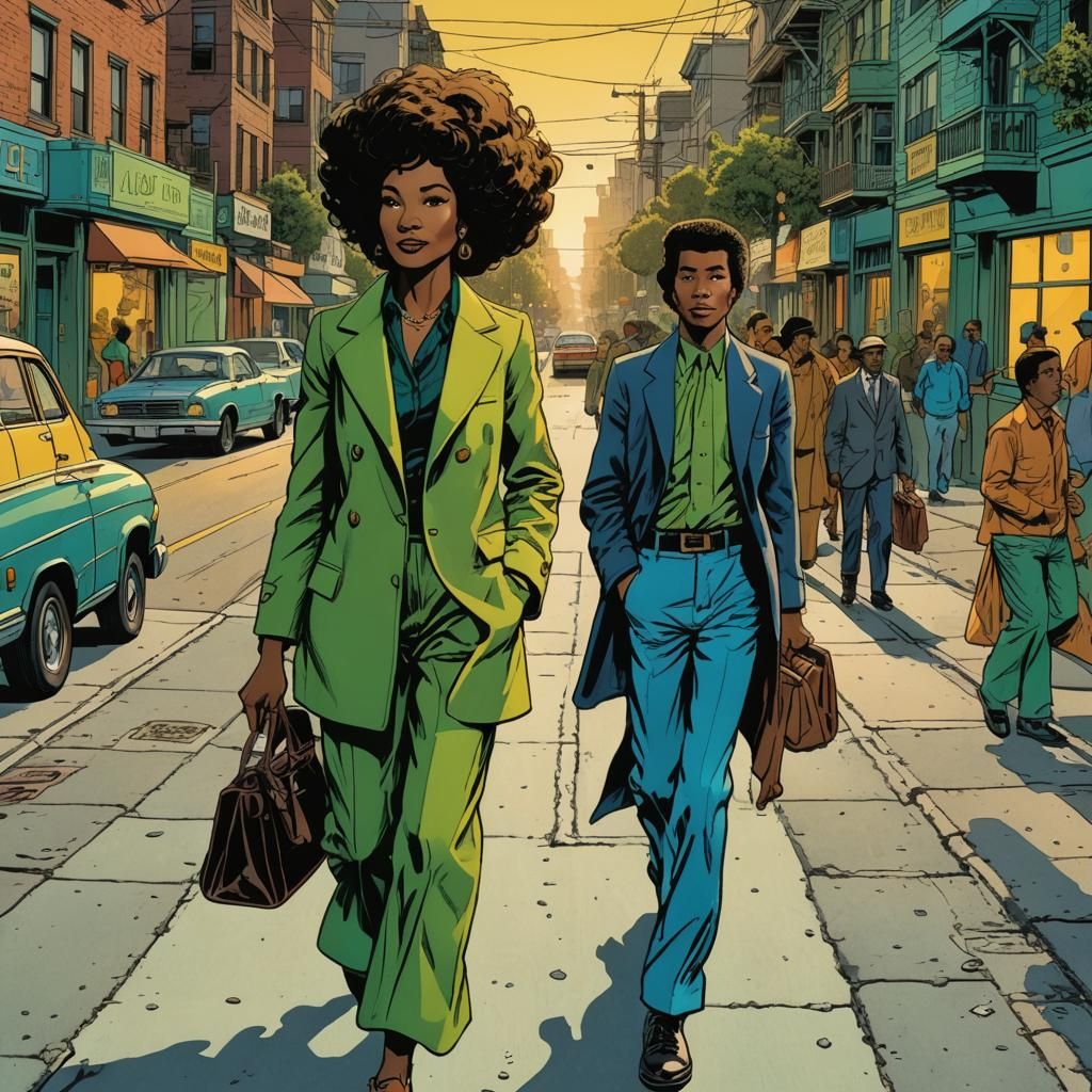 70s Gangster in San Francisco: Vintage Comic Art
