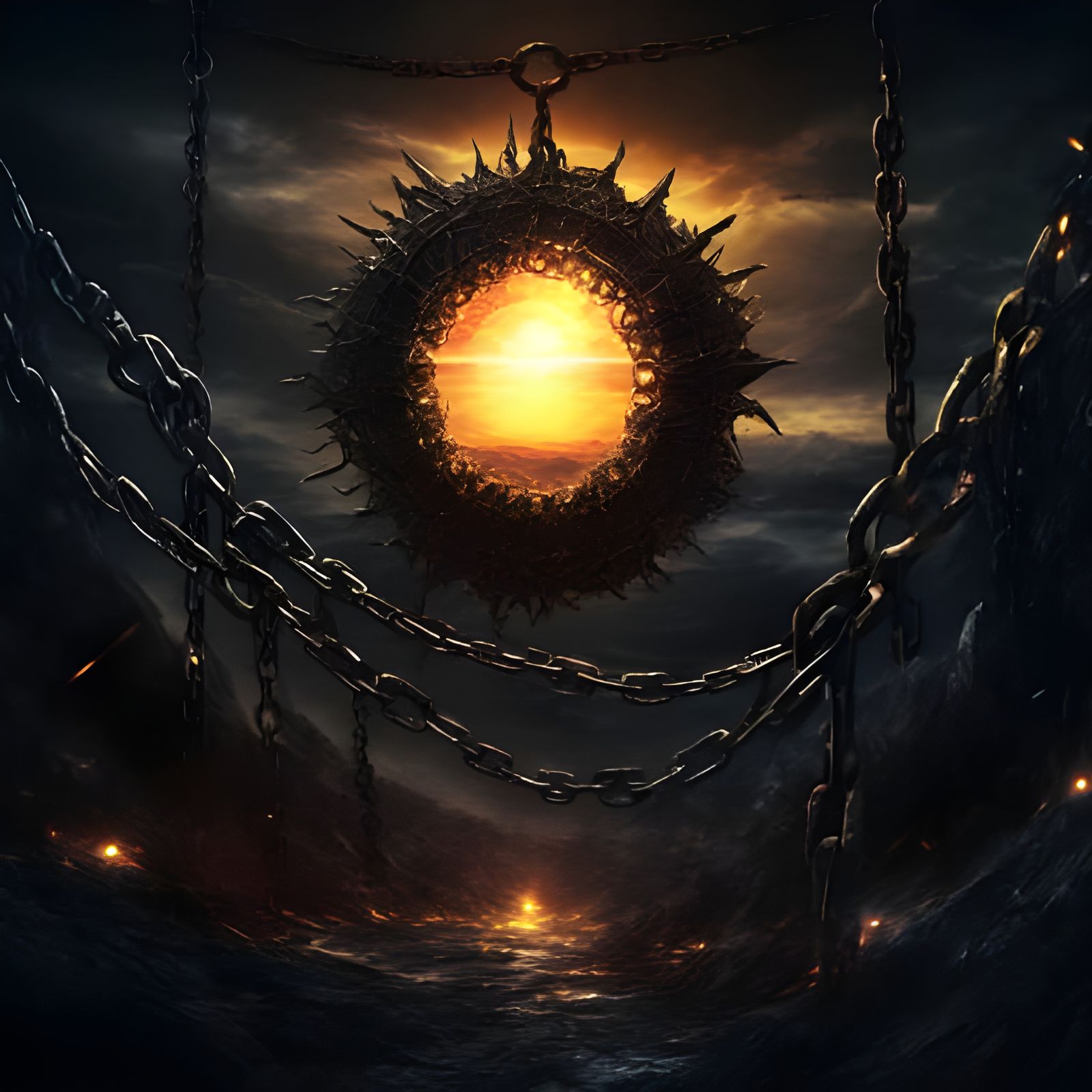 AI Interpretation of Enslaved Concept