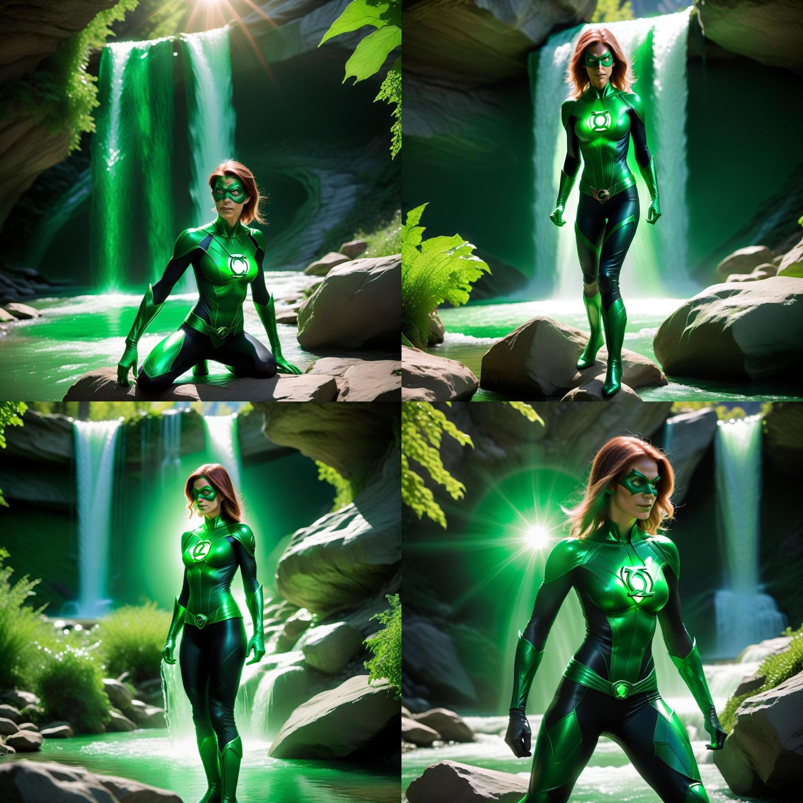 Green Lantern's Emerald Waterfall Search: Sharp Photography