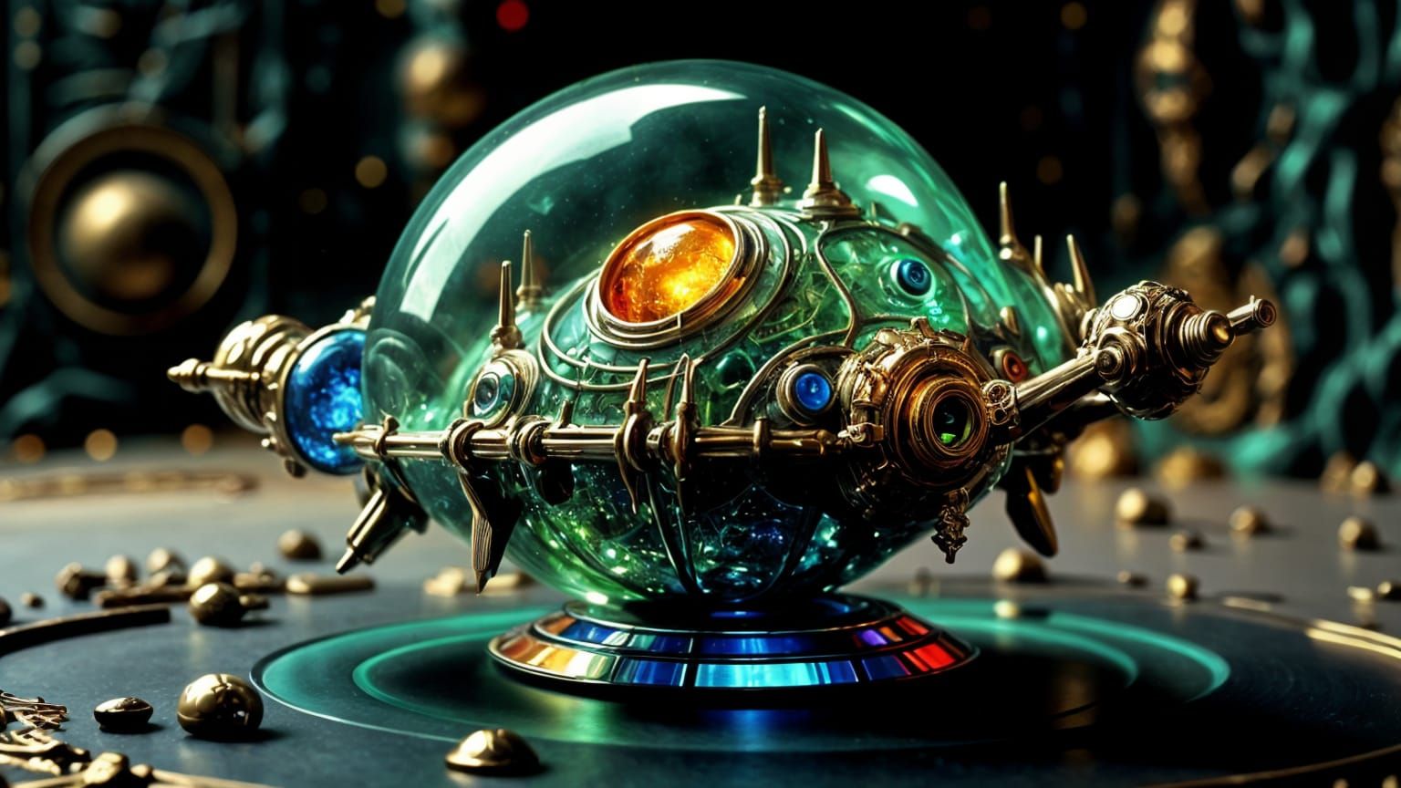 Sci-Fi Organic Cityscape of the Future